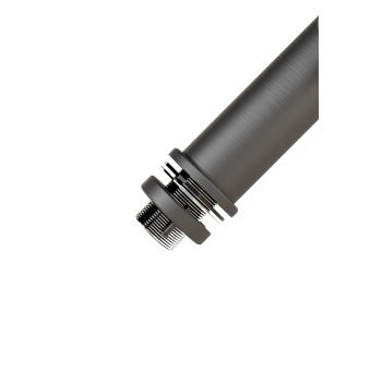 Bateria Umywalkowa grafit szczotkowany Nablatowa Stojąca Kran